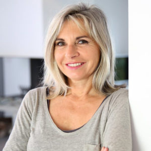 Woman smiling
