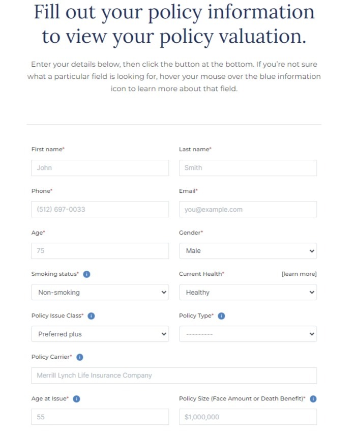 My Policy Predictor screenshot